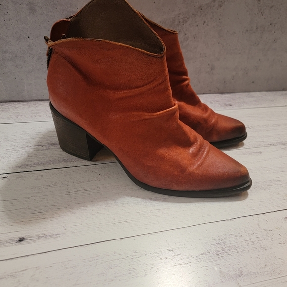 Kanna, Heeled Bootie, Orange/Red, Size 40(8/12-9) - Picture 3 of 7